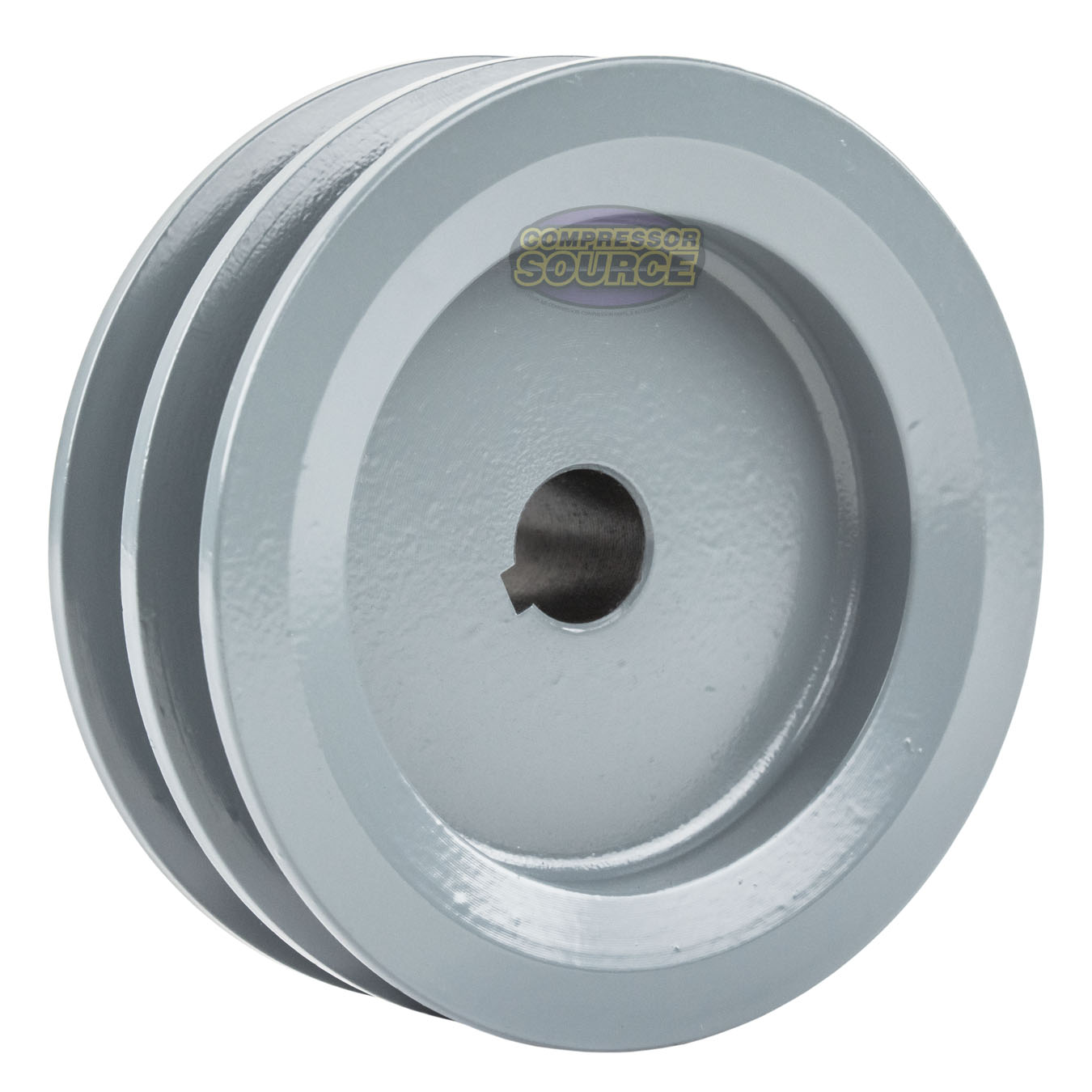 4" Cast Iron 5/8" Shaft Pulley Sheave Single 2 Groove V Style A Belt 4L